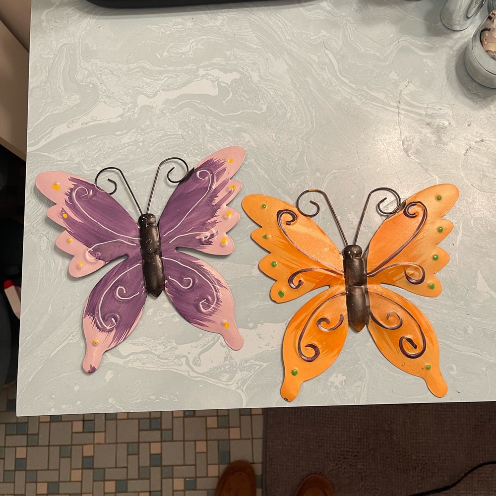 Butterfly wall hangings